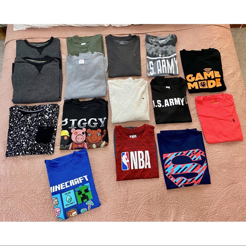 Lot of boys tops